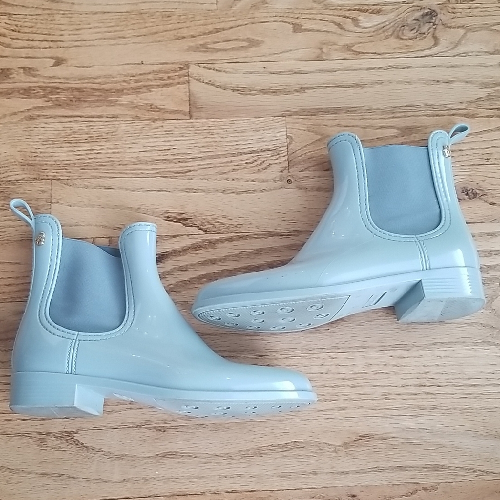 (EU37) Lemon Jelly Pastel Waterproof Rain Boots Outdoor Seasonal Minimalist